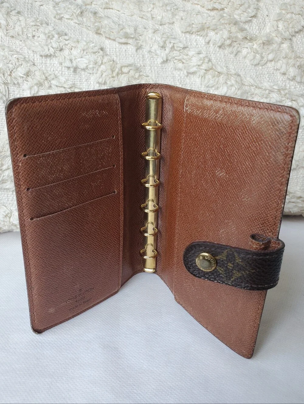 Louis Vuitton Brown Monogram Canvas Agenda Cover - Picture 6 of 16